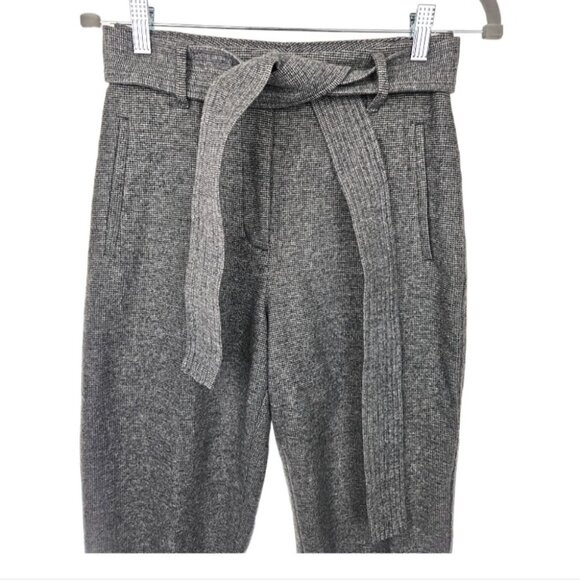 ARITZIA Wilfred Jallade Pants Tie Front High Rise Wool Blend Size 4 - Picture 6 of 9